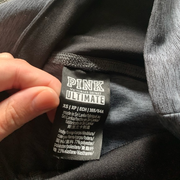 vs pink dark grey basic athletic leggings - Picture 5 of 11
